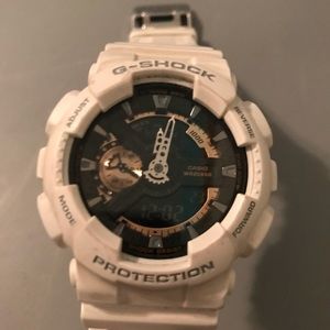 White g shock